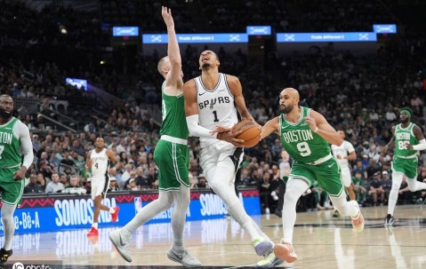 文班亚马39+11布朗被驱逐 马刺险胜凯尔特人