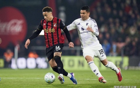 2-2！十人曼联惨遭伯恩茅斯逼平！马奎尔被红牌罚下！倚天足球