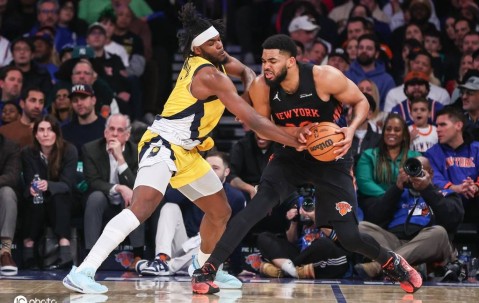 唐斯22+11哈特33分 尼克斯击败步行者4连胜